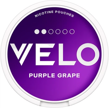Безтабачные никотиновые подушечки Velo Purple Grape Мягкий (4820270365502)
