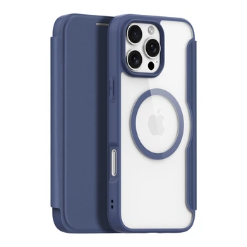 Чохол-книжка Dux Ducis Skin X Pro with MagSafe для iPhone 16 Pro Blue