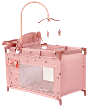 Люлька Bayer Design для ляльок з аксесуарами Рожеве 62626AA (4003336626261)