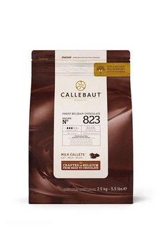 Натуральный бельгийский молочный шоколад Callebaut 823, 2,5 кг