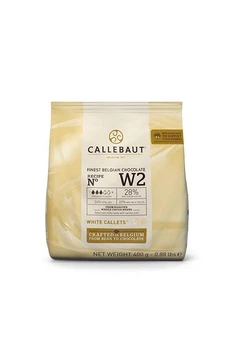 Белый натуральный бельгийский шоколад Callebaut W2, 0,4 кг
