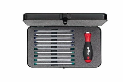 Отвертка Wiha SYSTEM 6 SET набор 11пр (T6H,T7H,T10H,T20H,T30H,TW0-TW5), CrVMo (W27714)