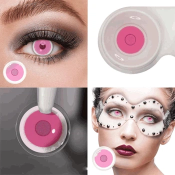 Рожеві контактні лінзи ELITE Lens Гауз пінк 2 шт