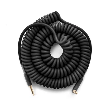 Кабель инструментальный MXR Coil Cable Black Right/Straight (9m)