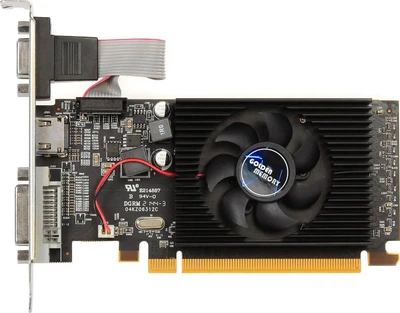 Видеокарта Golden Memory PCI-Ex Radeon R5 230 2GB GDDR3 (64bit) (625) (DVI, VGA, HDMI) (R52302GD364bit)