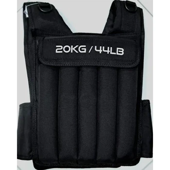 Утяжеляющий жилет атлетический 1-20 кг Ecofit MD1686 Cordura+Iron со сменным весом для дома и спортзала