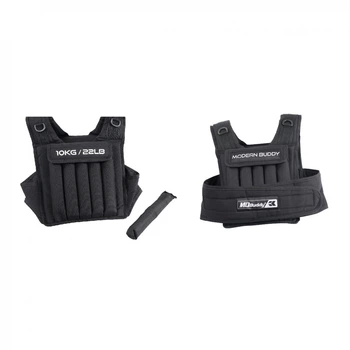Утяжеляющий жилет атлетический 1-10 кг Ecofit MD1686 Cordura+Iron спортивный с регулировкой веса для дома и спортзала