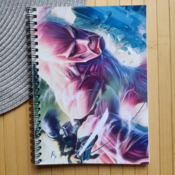 Тетрадь аниме Атака титанов Attack on Titan на пружине 48 листов линия (32943)