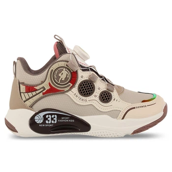 Кроссовки баскетбольные детские SP-Sport Kid's Edition 2412-1 размер 33 Beige-Brown
