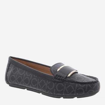 Женские мокасины Calvin Klein Leonie 405373548 38 Черный/Серый (1159854413)