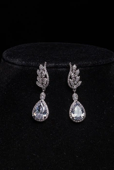 Сережки срібного кольору LY3580