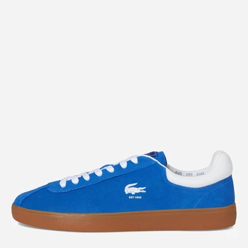 Мужские кеды замшевые низкие Lacoste 212146301 40.5 Синие (1159855093)