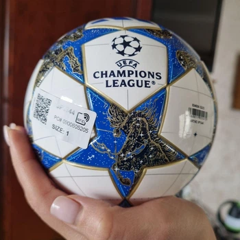 Мяч футбольный Adidas UCL 2026 Mini JP1544 (размер 1) сувенирный мячик ЛЧ детский 15 см