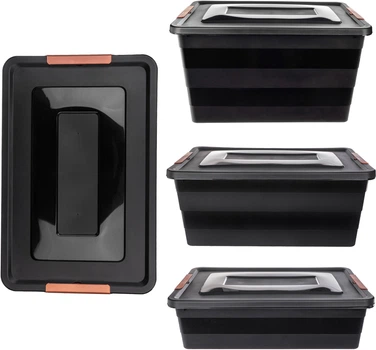 Zestaw pojemników na zabawki Kadax Laora 3 szt (5906638301340)