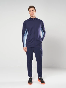 Спортивний костюм чоловічий Puma Individualliga 66057606 S Navy-White-Zen Blue (4069162860224)