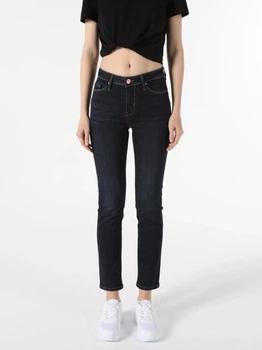 Джинсы Slim Fit женские Colin's 703 Carla CL1055256DN40697 25-30 Темно-синие (8682240813583)
