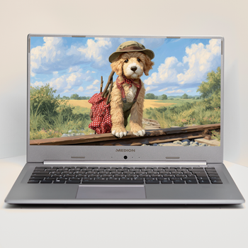 Ноутбук Medion (Lenovo Group) Akoya P6645 | Intel Core i7-10510U | IPS (1920x1080) FullHD | RAM 8 ГБ | SSD 256 ГБ | Intel UHD Graphics | Металевий корпус | підсвітка клавіатури | Win11 б/в (5026)