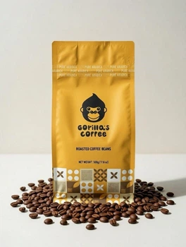 Премиум кофе зерновой Gorilla's coffee Light 100% Arabica Bourbon (Specialty) 500 грамм