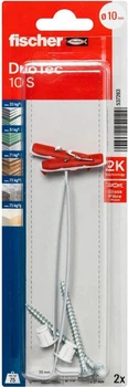 Kołek uchylny Fischer DuoTec 10 S z wkrętem 2 szt. 537263 (4048962254129)