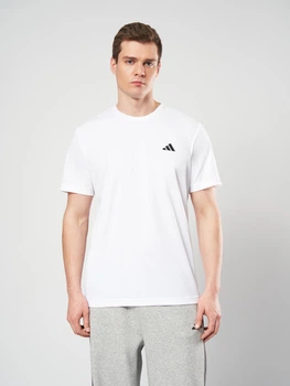 Футболка спортивна довга чоловіча Adidas Tennis Fab HR8728 L Біла (4065432798556)