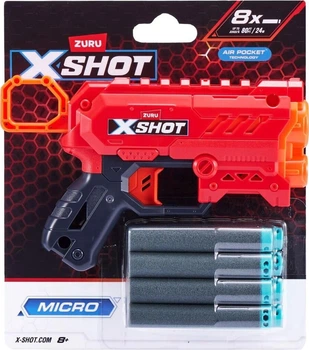 Szybkostrzelny blaster Zuru X-Shot Excel Micro 2.0 8 pocisków 36726TQ1 (193052063595)