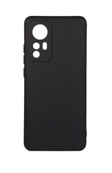 Панель Soft Silicone Case для Xiaomi 12 (т.п.), Чорний