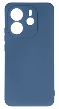 Панель Soft Silicone Case для Redmi Note 14 (4G) GLOBAL (163,2*76,45) , Темно-синій