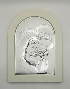Ікона "Свята Родина",Prince Silvero 25х20см (MA/E1198/wh-a)