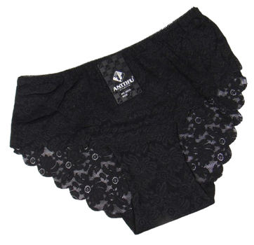 Ажурные утягивающие трусики XL черные Anttifu 9510