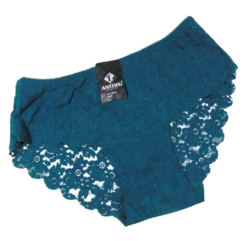 Ажурные утягивающие трусики XL бирюзовые Anttifu 9510
