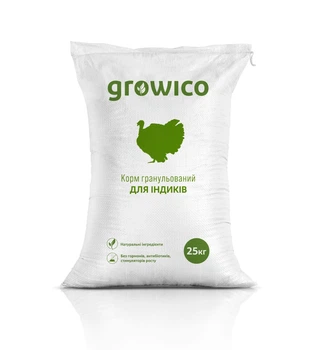 Комбікорм для Індиків Growico Гровер 25 кг