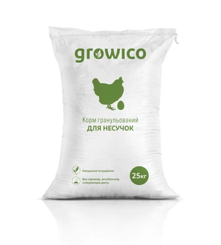 Комбікорм для Несучок Growico Гровер 25 кг