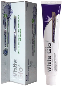 Зубна паста з ополіскувачем White Glo 2 в 1 Відбілююча 100 г (9319871002138)