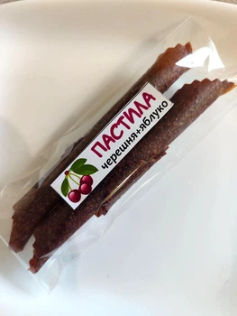 Фруктово-ягідна пастила Черешня+яблуко 16г