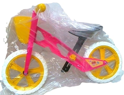 Біговел Leszko пластиковий 12" Рожевий (5900741570327)