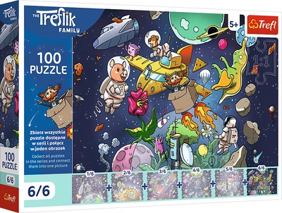 Пазл Trefl The Treflik Family Дядько у космосі 6/6 100 елементів 16546 (5900511165463)