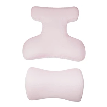 Комплект ортопедических подушек для сна на животе BEAUTY SET (2 шт.) от Beauty Balance, наволочка тенсел, цвет Пудра