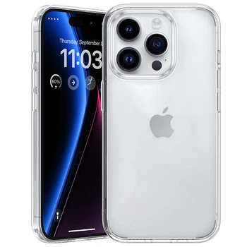 Ультратонкий силіконовий чохол 1,5 мм на Apple iPhone 16 Pro Max (Безбарвний (прозорий)) Epik (201838)