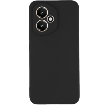 Чёрный силиконовый чехол Epik с защитой камеры для Honor 400 (Черный) (245508)
