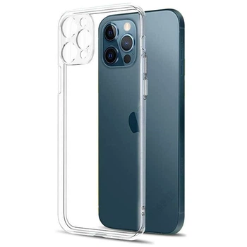 Ультратонкий силиконовый чехол 1,5 мм с защитой камеры для Apple iPhone 13 Pro (6.1") (Бесцветный (прозрачный)) Epik (12568)