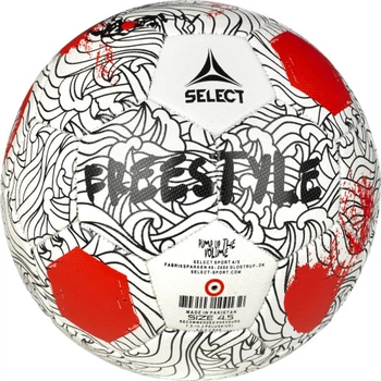 Мяч футбольный для фристайла SELECT Freestyle размер 4,5 v24 (003) бел/красный