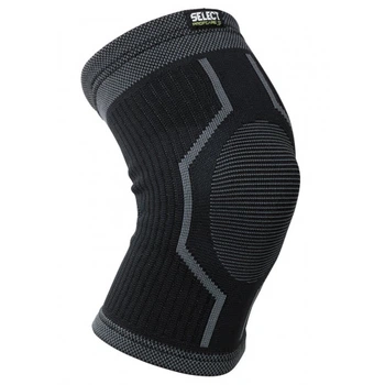 Наколенник SELECT Elastic Knee Support (009) черн/серый, XL