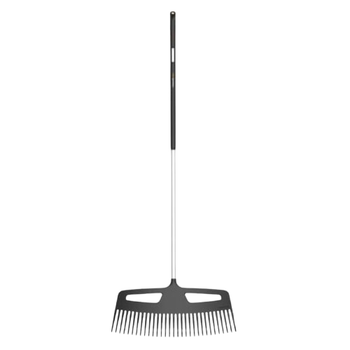 Ручные грабли для уборки листьев Fiskars Xact XXL сталь из сплава алюминия Черный (1027036)