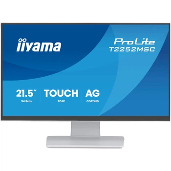 Монитор сенсорный 21.5" IIYAMA ProLite T2252MSC-W2AG IPS 1920x1080 100 Гц 250 кд/м² White