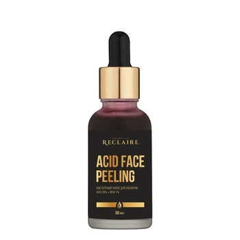 Кислотний пілінг для обличчя AHA 30%+BHA 1% Reclaire cosmetics 30 мл Rc2074