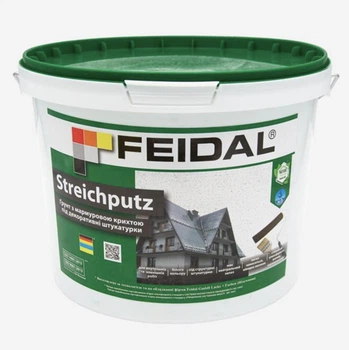 Грунт с мраморной крошкой под декоративные штукатурки Feidal Streichputz 16кг