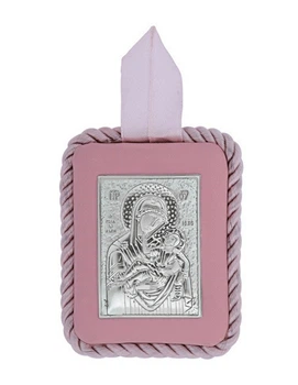 Дитяча іконка в візочок для дівчинки 6,5х5,5см Prince Silvero (ed1007-r)