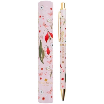 Ручка Axent в тубусе AB1107-02-1-A-TR Turnowsky Secret Garden синяя