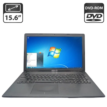 Ноутбук Asus X551 / 15.6" (1366x768) TN / Intel Celeron 1007U (2 ядра по 1.5 GHz) / 4 GB DDR3 / 250 GB HDD / Intel HD Graphics 2500 / WebCam / DVD-ROM / АКБ не держит б/у