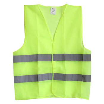 Жилет сигнальний 60 г/м2 (70х60 см) XXL, жовтий ТМ WERK